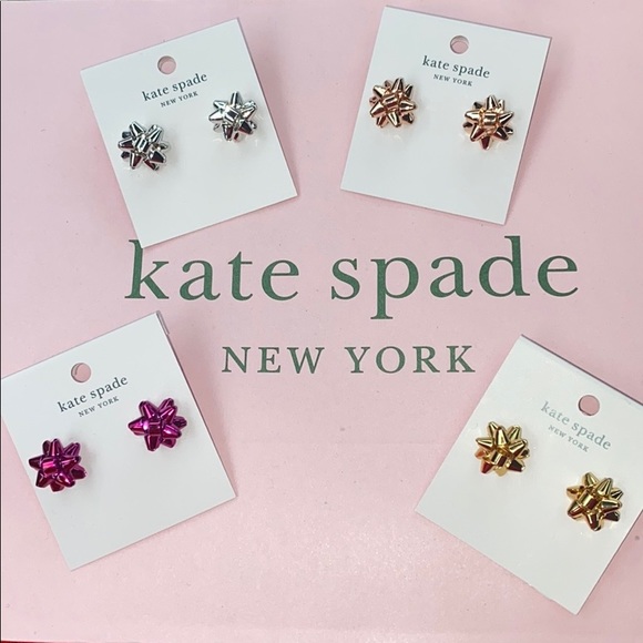 NWT ♠️✨ host pick✨Kate Spade BourgeoisBow Earrings - Picture 4 of 6